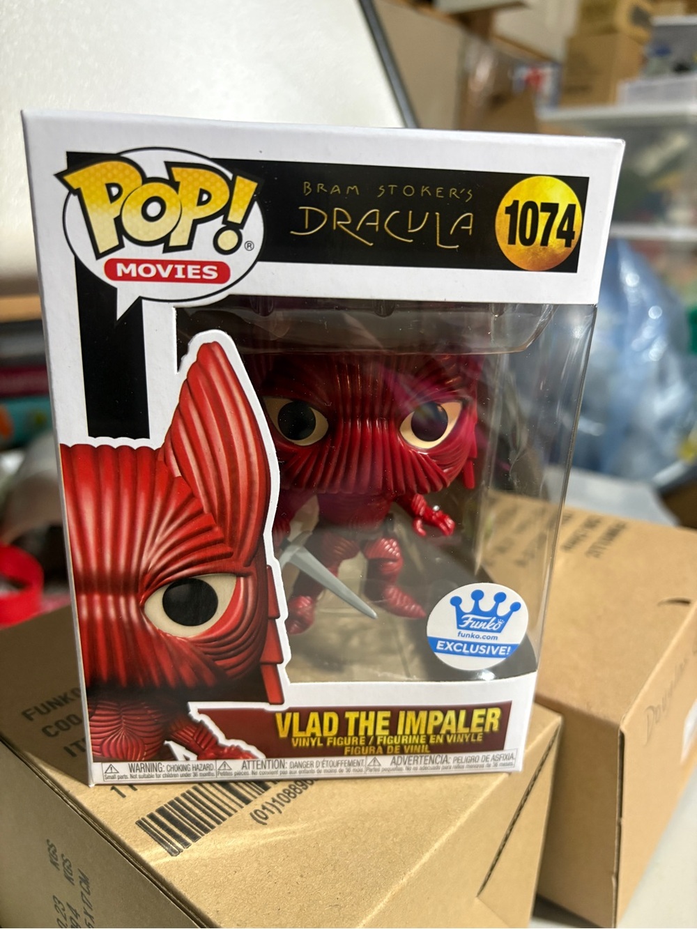 Vlad the Impaler Funko Pop Box